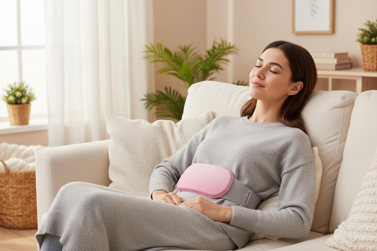 SaviaWarm™ – Cinturón térmico de alivio abdominal